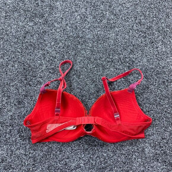 Victoria Secret Bra T-Shirt Push Up Underwire Padded Convertible Strap Size 32C - Picture 5 of 6